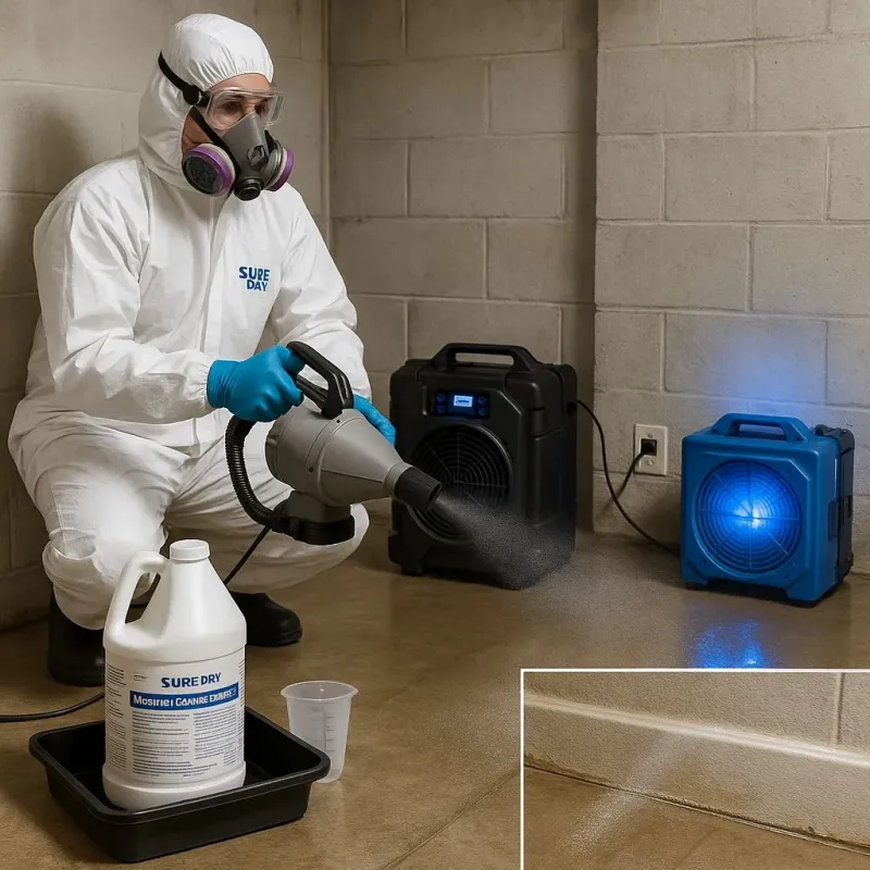 Sanitization and Odor Removal process in Fort Irwin, CA