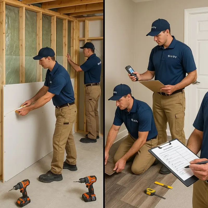 Repairs and Reconstruction process in Fort Irwin, CA
